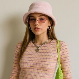 NWT Sincerely Jules Y2K Stretch Ribbed Knit Long Sleeve Sweater S